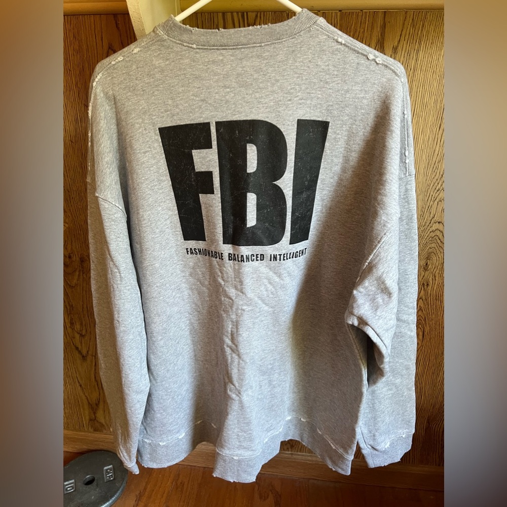 Balenciaga FBI sweatshirt